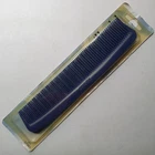 2x Vintage New WILHOLD 8" Dresser Combs Blue & Black #7001 Made In USA Classic