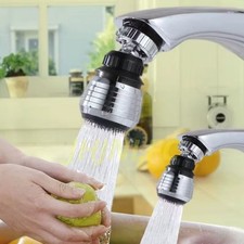 360 Rotate Swivel Nozzle Filter Adapter Faucet Water Saving Tap Aerator Diffuser