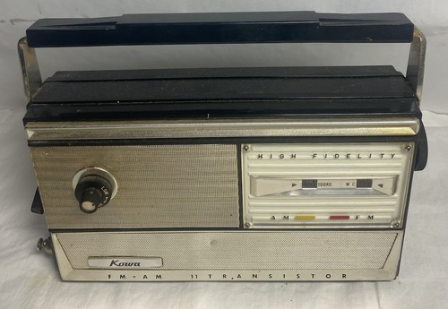 Kowa1962 FM-AM 11 Transistor tragbares Radio ModelKTF-115B TEILE EINHEIT wie Verkauf - Bild 2 von 10