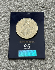 2018 Black Bull Of Clarence £5 Five Pound Coin BUNC Change Checker Uncirculated
