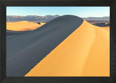 Gerahmtes Wandbild Mesquite Sanddüne Landschaft Poster Leinwanddruck Bild