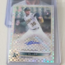 topps chrome update Adam Oller autograph rookie x-fractor /125 Athletics #AC-AO