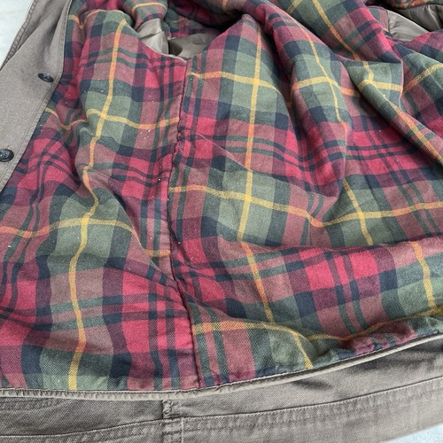 LL Bean Jacket Coat Chore Barn Primaloft Removable Lining Mens Large Corduroy - Picture 7 of 18