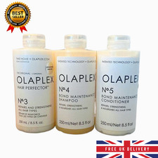 Valentine Gift Olaplex No.3,4,5 Hair Bond Repair Set 250ml Each Strengthen Hair