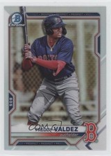 2021 Bowman Draft Chrome Refractor Freddy Valdez #BDC-96 0we1