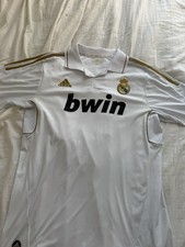 Authentic Real Madrid Cristiano Ronaldo #7 Jersey - White & Gold - Size XL