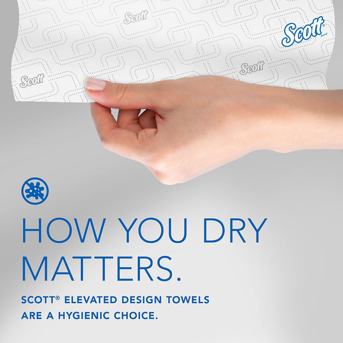 Scott Pro High-Capacity Hard Roll Towels, 6 Rolls, 6,900' Total, White - Picture 9 of 11