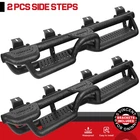 Drop Steps 4Step FIT 2020-2026 Jeep Gladiator JT 4 Door Black Bar Running Boards