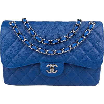 Chanel  Caviar  Jumbo Double Flap Crossbody Bag Coco CC Tasche
