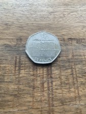 2011 Olympic 50p Football Coin With Rare Offside Rule Circulated
