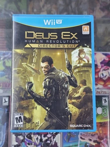 Deus Ex: Human Revolution - Director's Cut (Nintendo Wii U, 2013) Complete Game