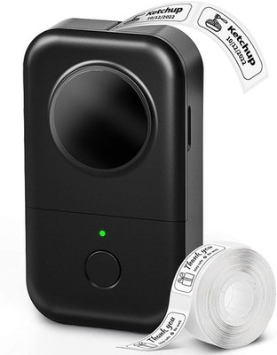 Etikettendrucker D30 Bluetooth Tragbar Selbstklebend Wiederaufladbar Mini für