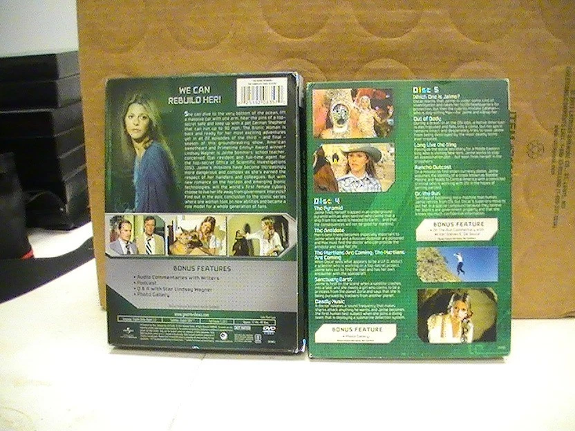 The Bionic Woman 1976 Season 3 5 DVD 2011 Lindsay Wagner Lee Majors Cyborg Jaime - Image 2 of 4