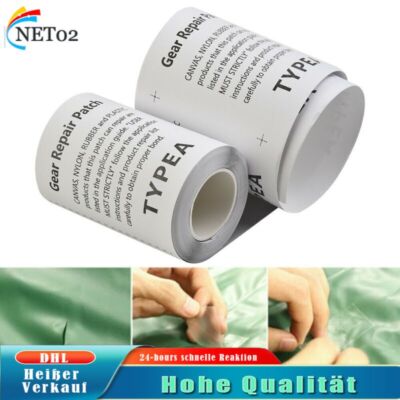 Klar Selbstklebend Reparaturband Patch Set für Zelt Vordach Markise Luftbett DE