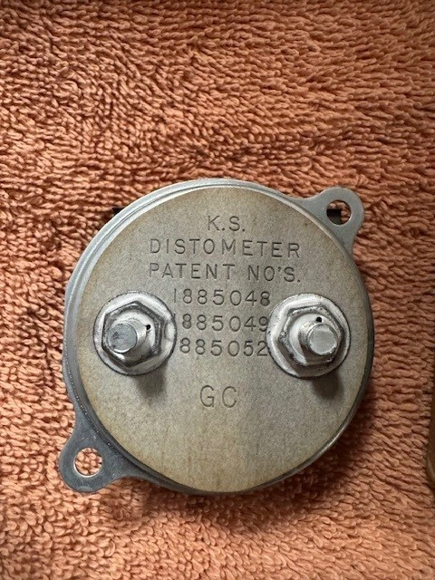 Ford/Mercury 1940 vintage como nuevo fabricante de equipos originales medidor de presión de aceite Ford pieza #09A-9273 Foto 2 de 2