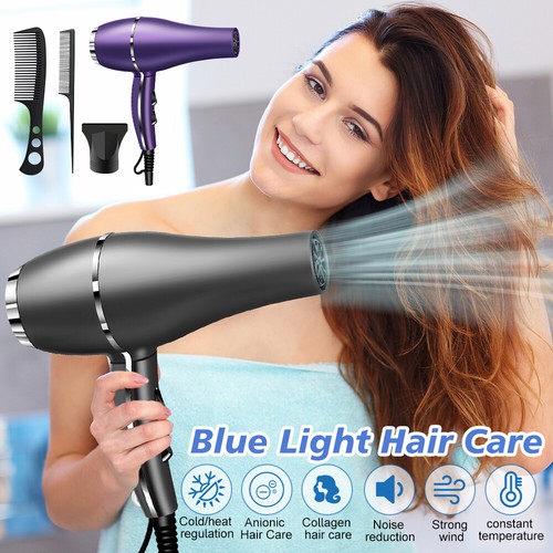 Ionen Haartrockner Föhn Leistungsstark 2200W Hochgeschwindigkeitsverstellbar Profi - Bild 2 von 17