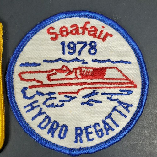 5 - VTG 1970's SEAFAIR HYDRO REGATTA Gold Cup Seattle Washington Patch Lot 74-78 - Picture 7 of 9