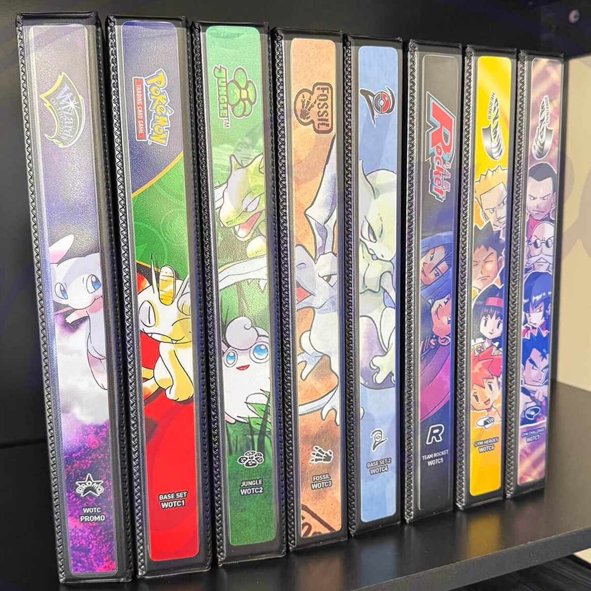 Team Rocket Style Binder w/ Pages - Vintage Themed Pokemon Set Card Album | eBay Team Rocket Style Binder w/ Pages - Vintage Themed Pokemon Set Card Album | eBay