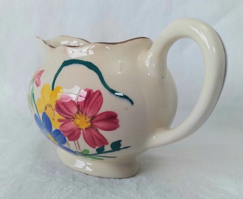 Vintage English Ware Lancaster Sandland Small Floral Creamer Hanley England Gold - Bild 2 von 15