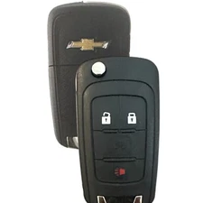 Replacement For 315MHZ Chevrolet Smart Remote Key Fob 3 Button OHT01060512 Panic