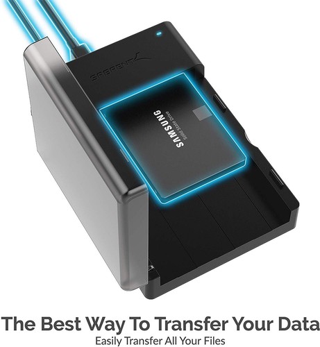 SABRENT USB 3.0 vers SATA Disque dur externe Lay-Flat Station d'accueil (EC-DFLT)Op - Photo 4/9