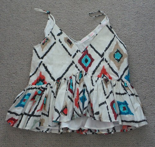 Top Sass & Bide Live Forever algodón seda talla 12 totalmente forrado como nuevo - Imagen 2 de 4