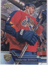 16/17 UD...ALEKSANDER BARKOV...RAINBOW SPECKLED GOLD FOIL...CARD # 80..PANTHERS