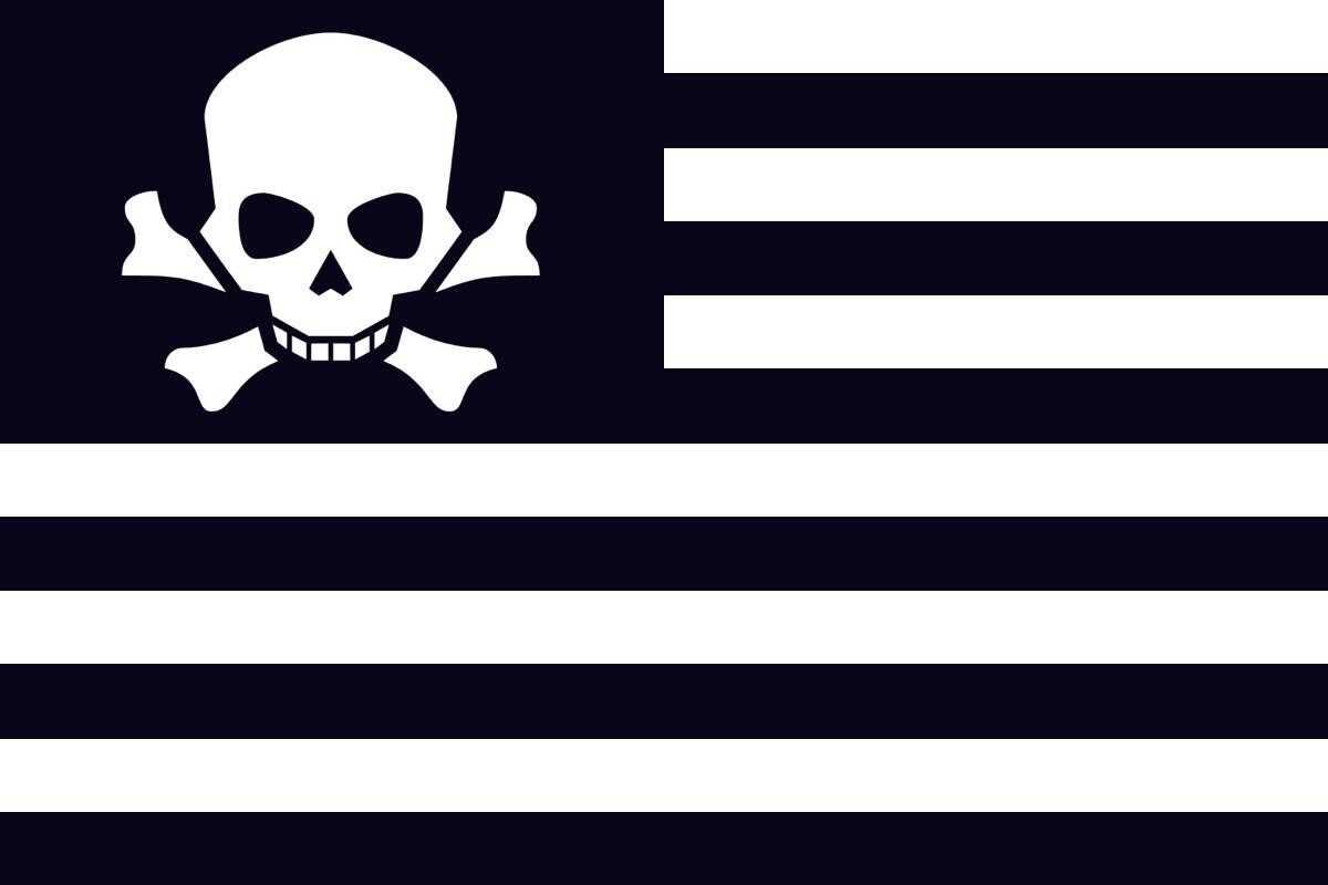 Bandiera Pirata Jolly Roger 3x5 Piedi – Teschio E Tibie Incrociate – Bandiera Decorativa - Foto 2
