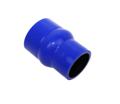 Universal 4-Ply High Temp 2'' to 2.5'' ID Reducer Hump Coupler Silicone Hose BLUE