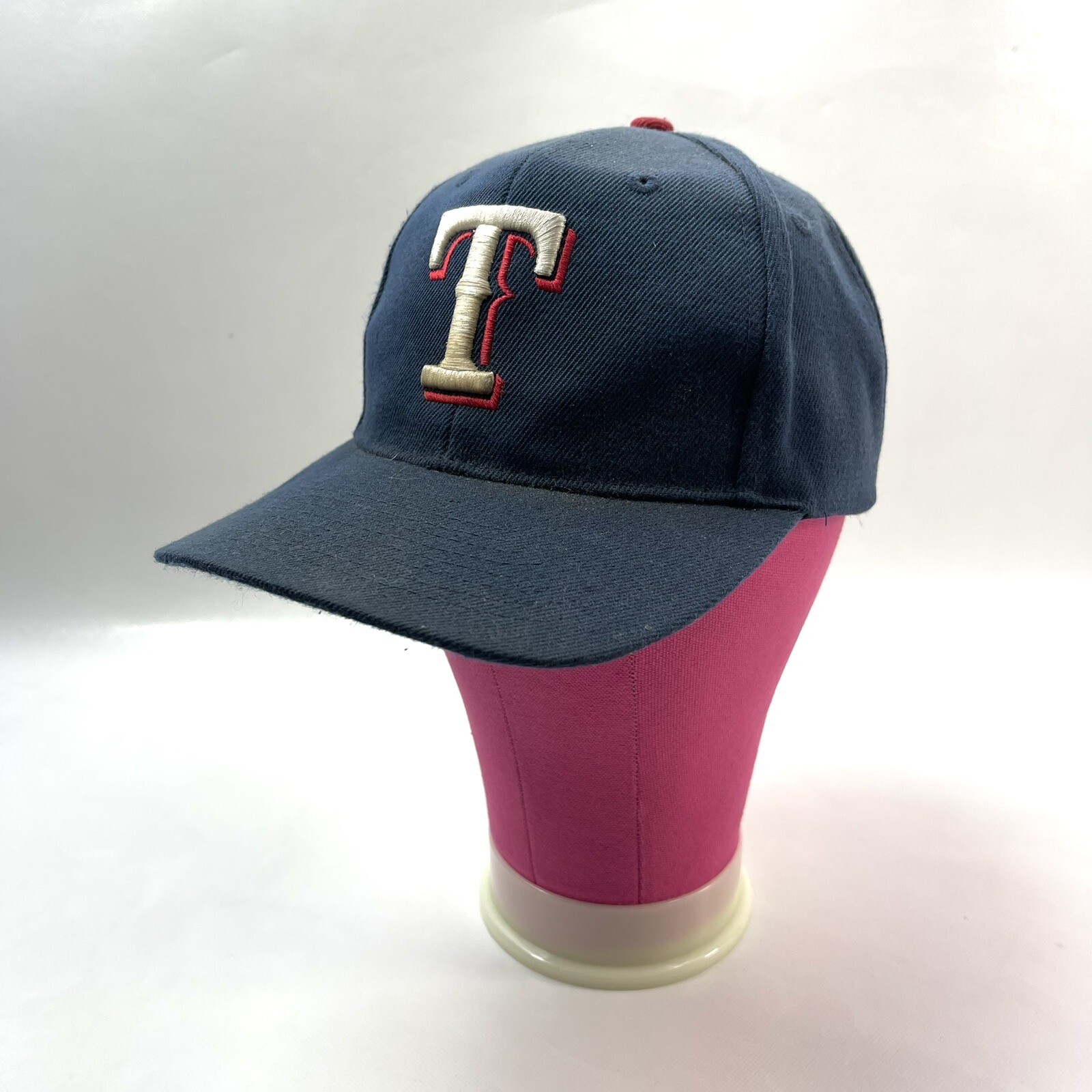 Texas Rangers Basic Solid Blue Baseball Hat Cap A… - image 1