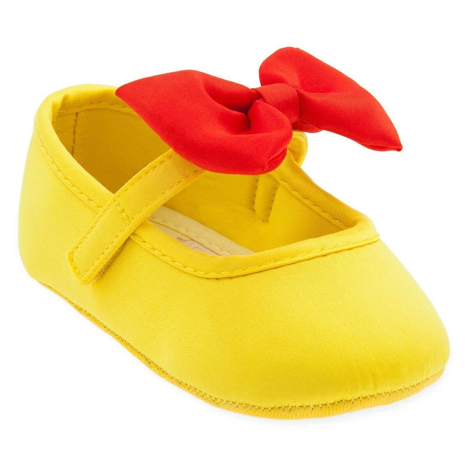 NUEVO Disney Store Blancanieves Bebé Disfraz Zapatos Amarillo muchas tallas Foto 2 de 3