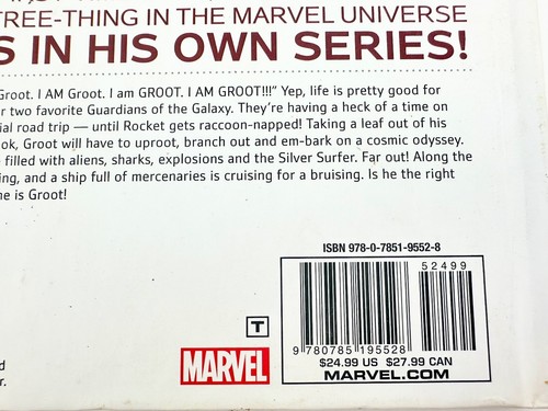Groot Marvel Cosmic-Guardians of the Galaxy Graphic Novel Comics HC 2016 - Picture 3 of 13