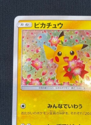 Pokemon Card game Pikachu 224/SM-P Promo 20th Anniversary Japanese