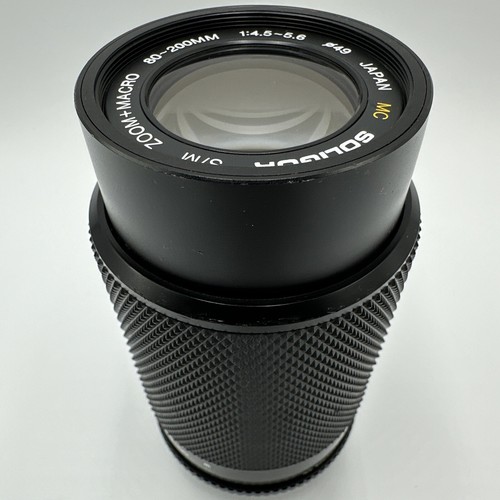 SOLIGOR 80-200mm F4.5-5.6 Multicoated Zoom+Macro S/M Auto Lens Nikon F Mount - Picture 14 of 15