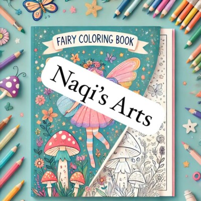 Printable Coloring Book Fairy