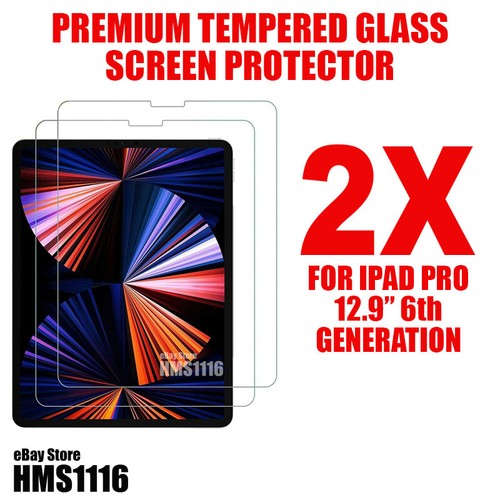 Tempered Glass Screen Protector For iPad Pro 12.9 11 Air 5 Air 4 Air 3 2 Mini 6 - Picture 22 of 42