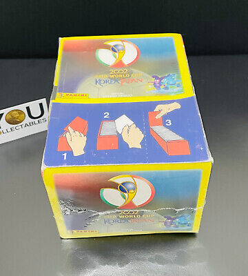 PANINI WORLD CUP 2002 KOREA JAPAN Sticker box Factory Sealed PANINI WORLD CUP 2002 KOREA JAPAN Sticker box Factory Sealed