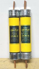2 - BUSSMANN - LPS-RK-90 - 90A Low Peak Time Delay Fuse - 600vac - NEW