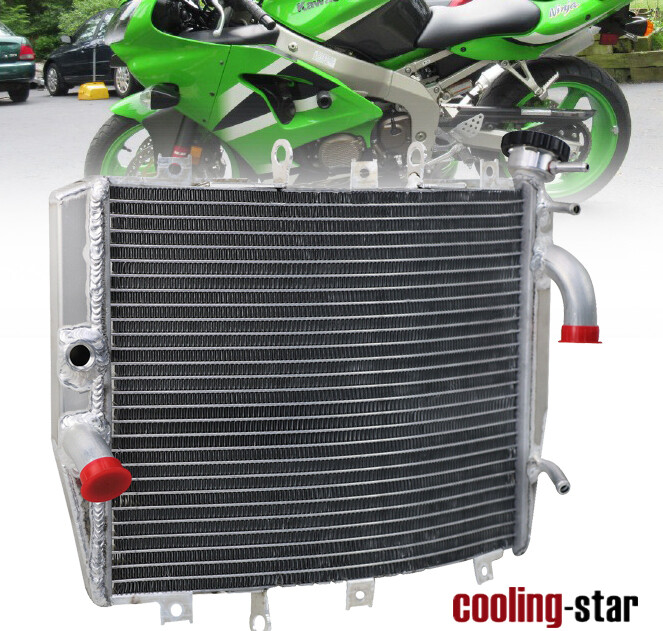 Aluminum Motorcycle Radiator For 1998-2002 Kawasaki Ninja ZX6R
