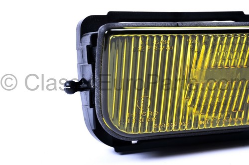 Yellow french spec Euro fog lights for BMW E24 87-89 E32 -89 635 M6 730 735 750 - Picture 8 of 12
