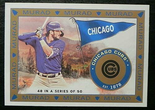 2021 Topps Allen Ginter T51 Murad Reimagined MR-48 Kris Bryant Chicago Cubs - Picture 1 of 2