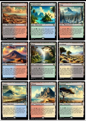 Dual Land Bundle 10 Dual Lands For EDH And Playtest