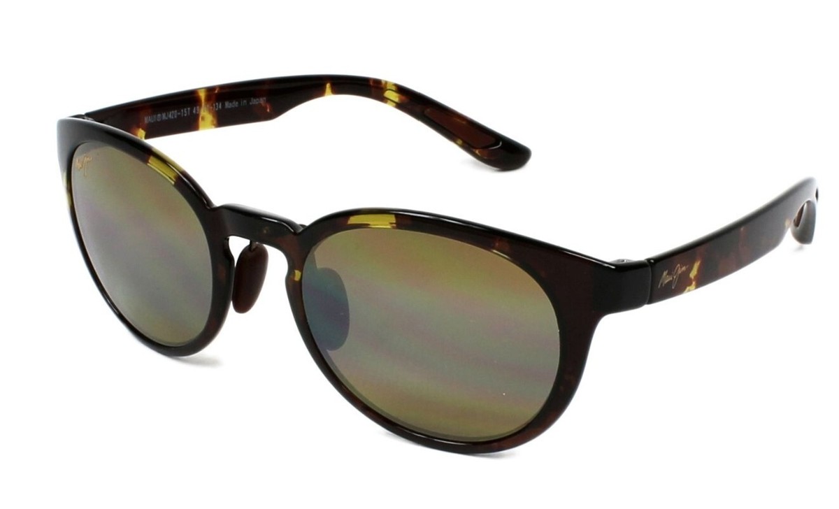 New - Maui Jim Keanae 420 15T Olive Tortoise Frame - HCL  display picture 1