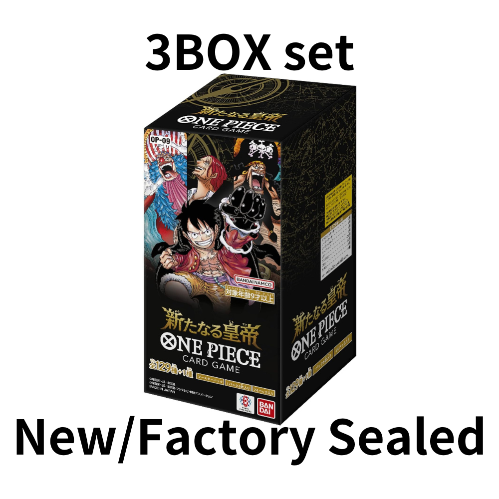 ONE PIECE Card Game Japanese new emperor OP-09 SEALED 3Box set | eBay