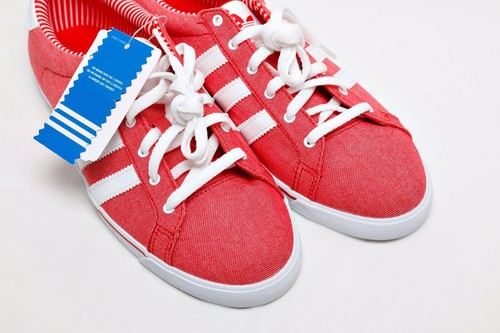 Adidas Originals Court Star Slim Red Mens 7.5 - Women's 9 European Style |  eBay