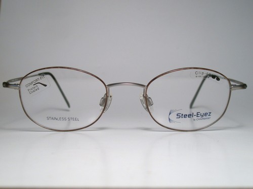 New Ladies CHARMANT STEEL-EYEZ "CH8389" Eyeglasses Frame Pewter 48-20 L List$150 - Picture 2 of 9