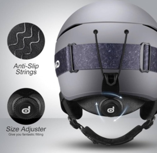 Odoland Ski Helmet Goggles Set,  Adjustable Size, Ventilation System - Picture 4 of 4