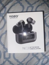 TOZO NC3 Hybrid Active Noise Cancellation Wireless Earbuds Bluetooth 5.3 Headset