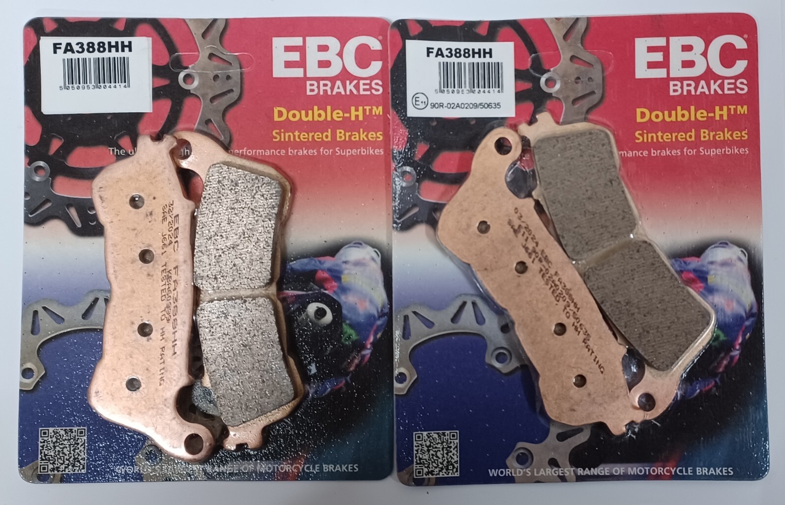 EBC Sintered FRONT Disc Brake Pads Fits HONDA VFR800 CROSSRUNNER (2011 to 2013)