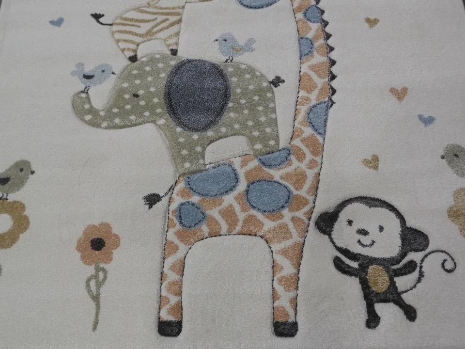 IVORY 5'-3" X 5'-3" Square Stained Rug, Reduced Price 1172627267 CRK120A-5SQ - Image 2 of 4